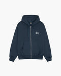 Sudadera con capucha y cremallera Stüssy Basic negra - Proveedor